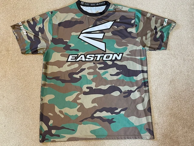 Easton Shirt Men's 2XL XXL CUSTOM BAF Baseball Mesh Stretch Jersey Camo Dri-Fit Easton Shirt Men's 2XL XXL CUSTOM BAF Baseball Mesh Stretch Jersey Camo Dri-Fit