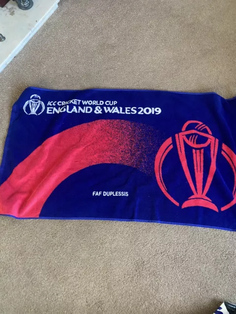 Player Issue Cricket World Cup Towel Player Issue Cricket World Cup Towel