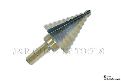 Titanium HSS 10 Step Cone Drill Bit Hole Cutter For Sheet Metal 1/4" to 1-3/8"