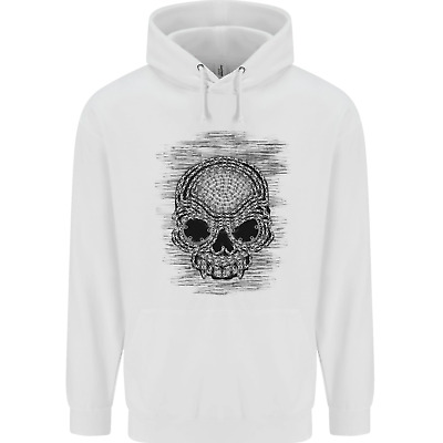 Skull of Chains Mens 80% Cotton Hoodie