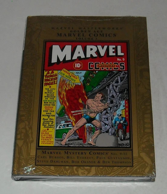 SEALED MARVEL MASTERWORKS GOLDEN AGE MYSTERY COMICS VOL 3 HC BOOK w DUST JACKET