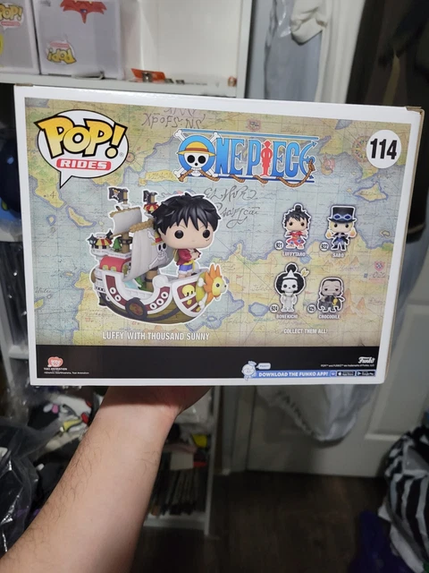 Figurine Funko Pop One Piece Luffy With Thousand Sunny Winter