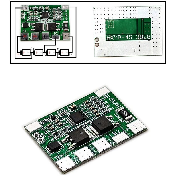 Carte BMS (Battery Management System) Pour Batterie LiPo 2S 10A - Protection Charge/décharge équilibrée, 8.4V