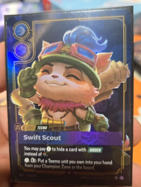 RIFTBOUND: LEAGUE OF Legends TCG Teemo - Swift Scout 263/298 OGN ...