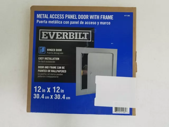 EVERBILT 12 in. x 12 in. Metal with Frame Wall or Ceiling Access Panel 417 393