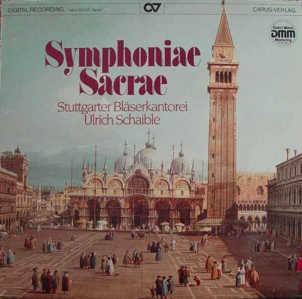 LP Stuttgarter Bläserkantorei , Ulrich Schaible Symphoniae Sacrae NEAR MINT