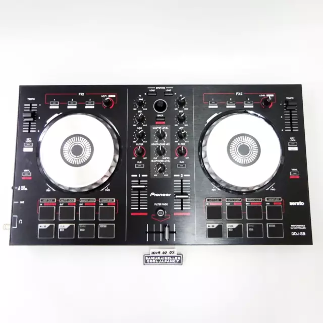 Pioneer DJ DDJ-SB Black Serato DJ Controller Worldwide Shipment