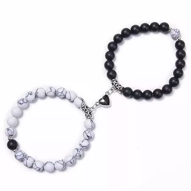 Stretchable Evil Eye Bead Bracelet for Protection and Blessing, PACK OF 2