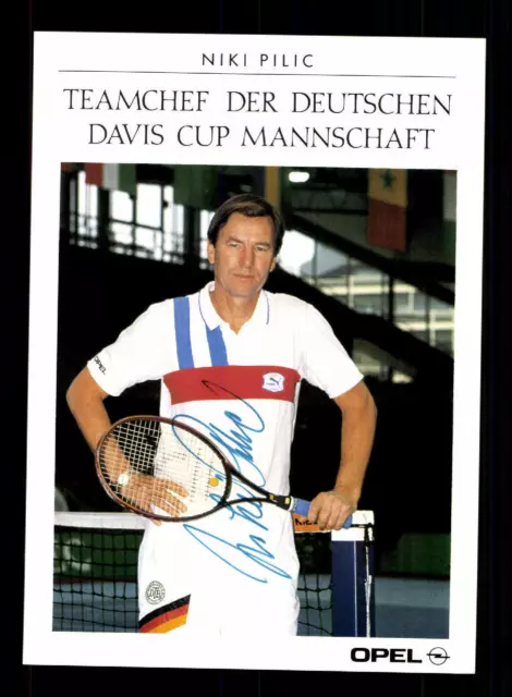 Niki Pilic Autogrammkarte Original Signiert Tennis + A 155453