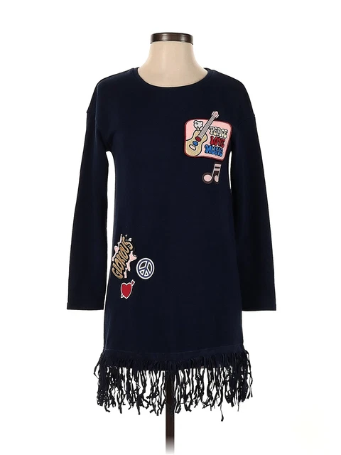 Cache Cache Women Blue Casual Dress XS