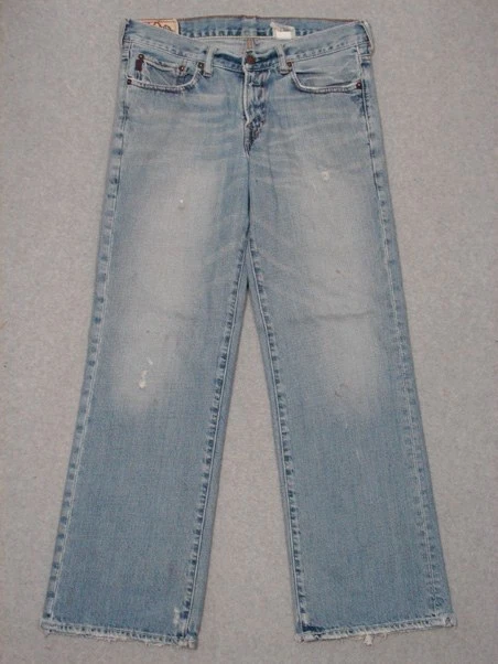LA11427 ABERCROMBIE & FITCH LOWRISE STRAIGHT LEG JEANS YOUTH sz16 (32x30)