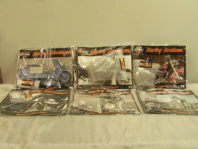 Lot De 6 Livres Altaya - Pièces Détachées Moto Harley Davidson, Vintage