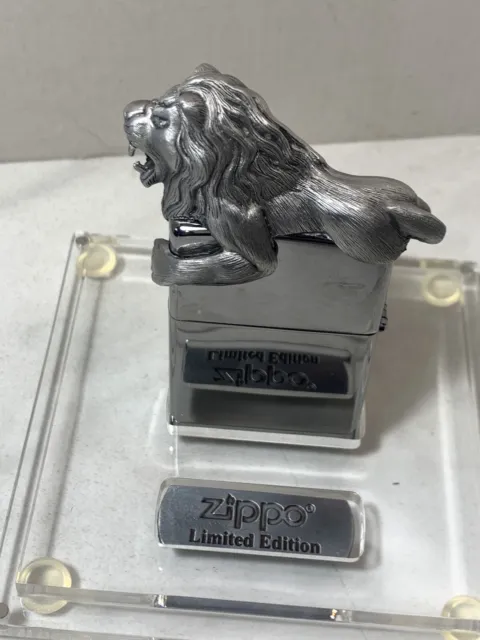 Zippo lighter  Lion 3D  sculpture L. EDITION  animal series  1453/2500   new 2