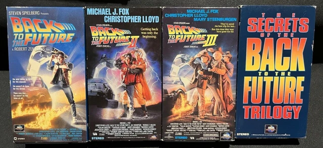 BACK TO THE Future VHS Lot 1, 2 & 3 - Vintage Incl Secrets of the ...
