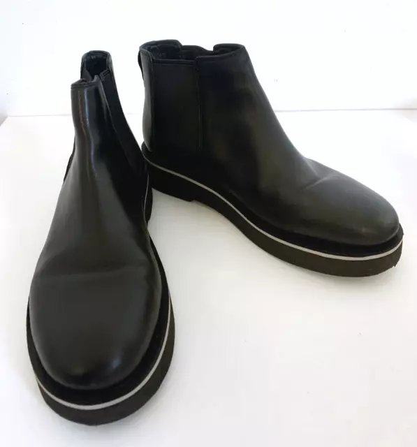 Women's Camper Black Leather Lightweight Tyra Ankle Boot Chelsea Bootie Size 41