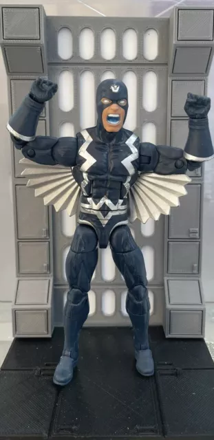 Marvel Legends Black Bolt 6" Hasbro Okoye baf wave plus Stand