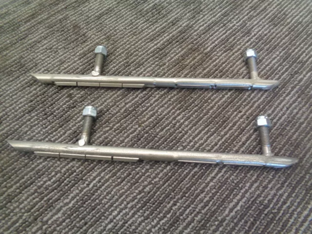 Gen Generation 1 & 2 Simmons Skis Ski New Skag Runner Wear Bar 4" Old Stock Pair Gen Generation 1 & 2 Simmons Skis Ski New Skag Runner Wear Bar 4" Old Stock Pair