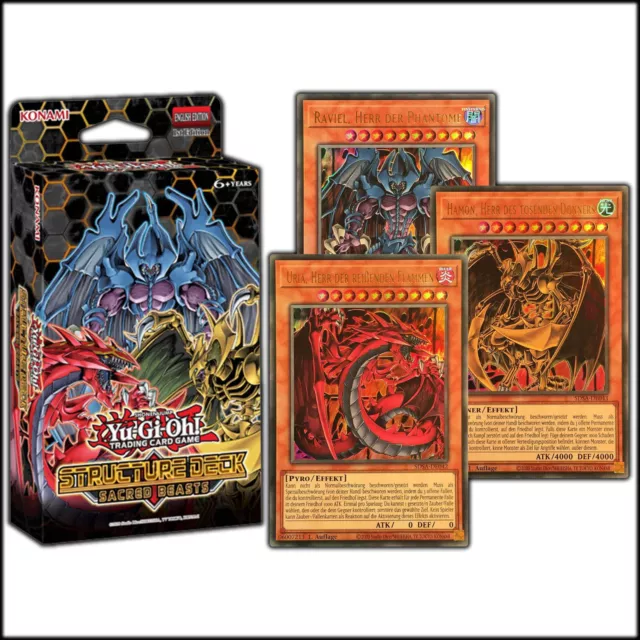 Yugioh! Structure Deck: Sacred Beasts - Einzelkarten zum Aussuchen - SDSA