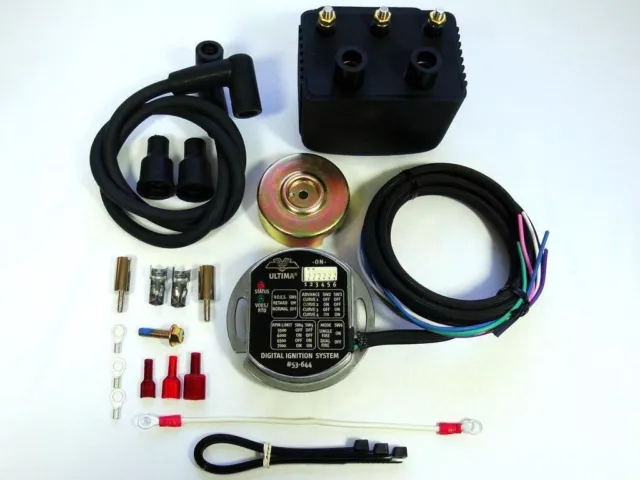 ULTIMA® Single Fire Programmable Ignition Kit '70 & up Harley EVO/Shovel/XL USA