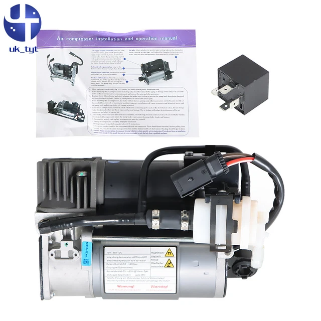 NEW AIR SUSPENSION Compressor w/ Bracket for Jaguar XJ X350 X358 2004