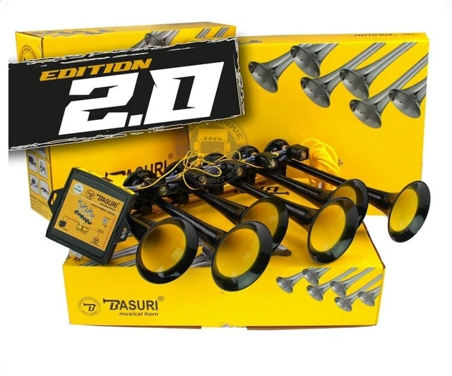 LUFTHORN BASURI BABY SHARK 20 Melodie 1224V LKW Tuning Horn EUR 419,99