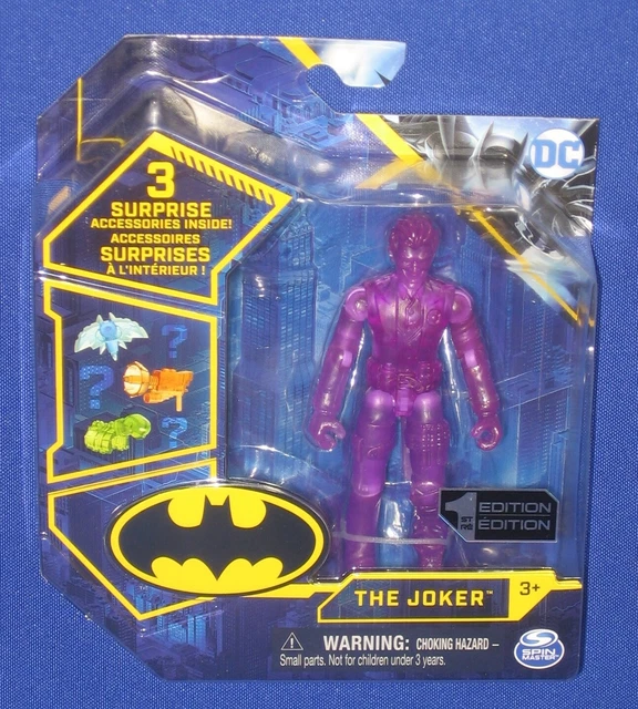 DC The Joker Translucent Variant 3.75" Figure 2020 MIP Tech Batman Spin Master