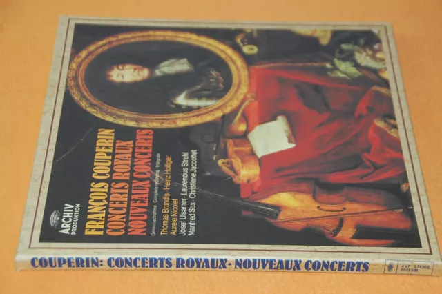 Brandis Holliger Ulsamer Couperin Concerts Royaux & Nouveaux DGG 70s 4LP NM 2