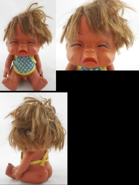 H 1781 BAMBOLOTTO Nudo Di Colore Che Piange Anni '70 EUR 8,50