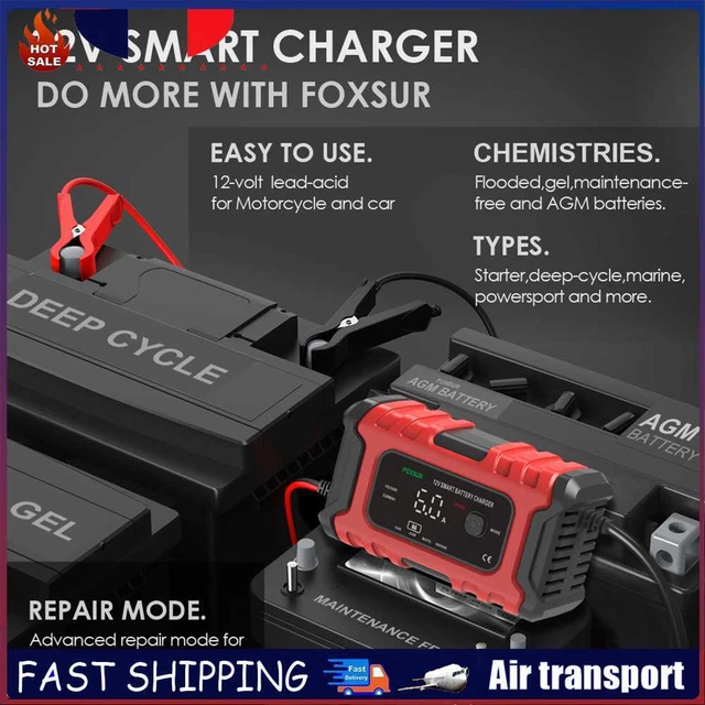 Battery Charger Accessories Automatic Battery Charger for Automobile Motorcycle