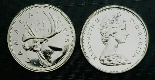 Canada 1975 Specimen Twenty Five Cent Piece!!