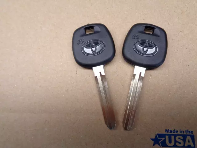 Blank Key For Toyota Camry 4 Runner Avalon Celica Supra T100 Black Easy Grip (2)