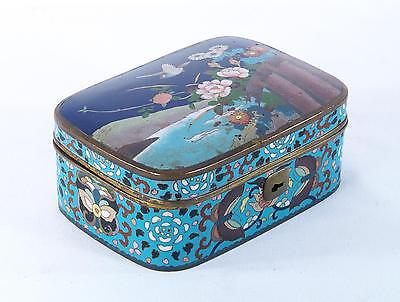 Antique Chinese ? Japanese ? Cloisonne Enamel  Box