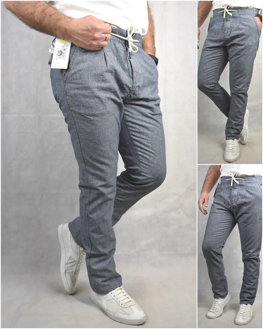 Pantaloni uomo estivi con elastico in vita shop