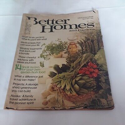 1975 April, Better Homes & Gardens Magazine, 14 Great Recipes For Garden Food