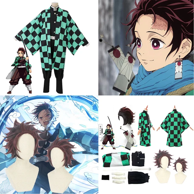 Demon Slayer Kimetsu no Yaiba Kamado Tanjirou For Halloween Costume Cosplay