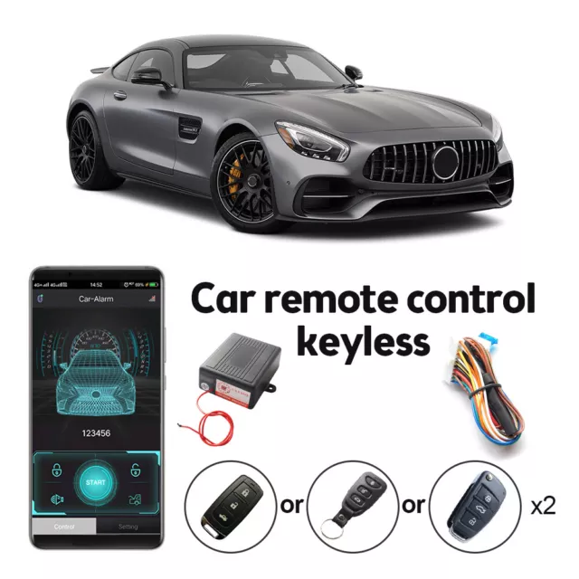 Car Alarm Security Vehicle Remote Central Locking Entry System Door Lock Keyless