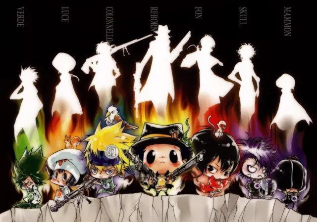154803 Katekyo Hitman Reborn Anime Art Wall Print Poster