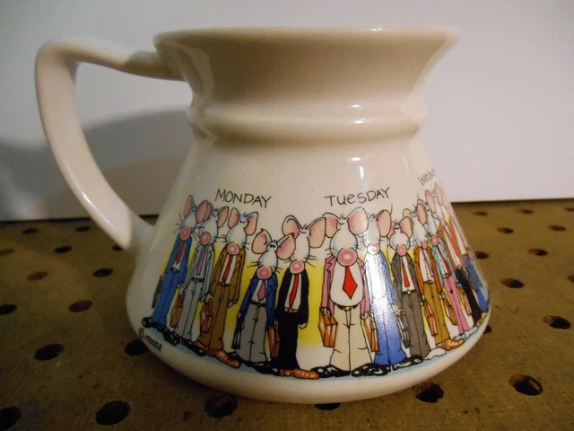 Day's Of The Week Mug Work CEO Man's Cup The Rat Race  Working for the Week End