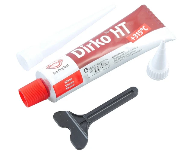 Pâte à joint d'étanchéité DIRKO HT Red 90 gr
