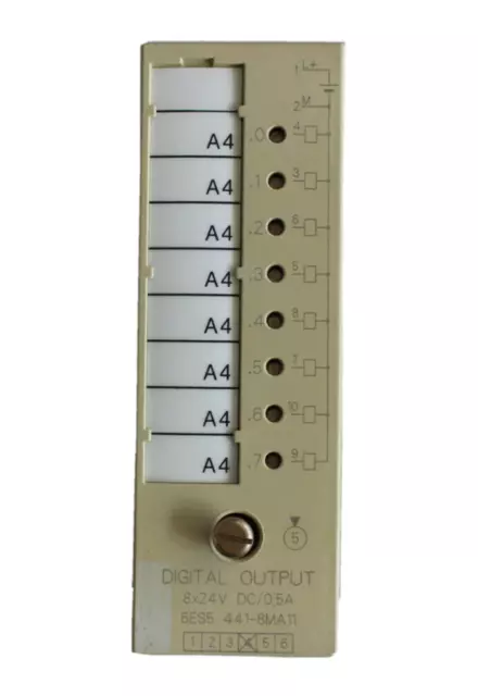 Siemens Simatic S5 6ES5 441-8MA11 E-Stand: 04, D'Occasion