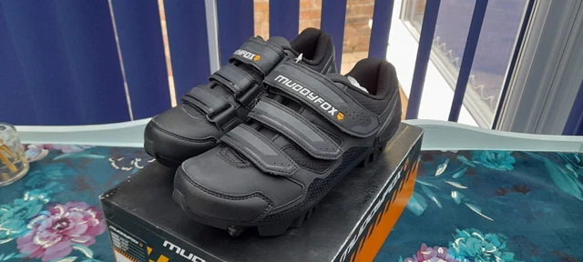 BNIB Muddyfox MTB100 Mens Boys Cycling Shoes Black UK 5 EU 38 3