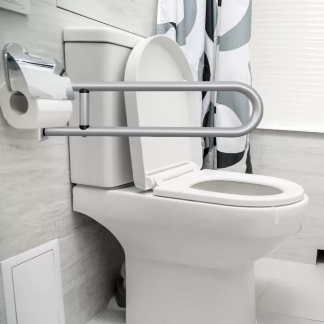 Toilet Safety Rails Bathroom Grab Bar Elderly Disability Support Handicap Tools