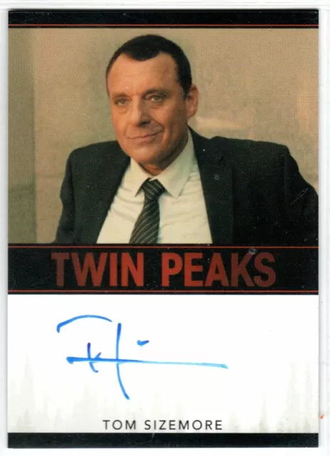 TWIN PEAKS 2019 ARCHIVES TOM SIZEMORE AS ANTHONY SINCLAIR AUTOGRAPH VL d. 2023