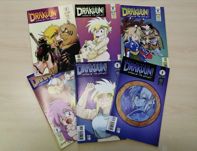 Johji Manabe The Drakuun Shadow of the Warlock SET  #1-6 Dark Horse 1998 VFN-