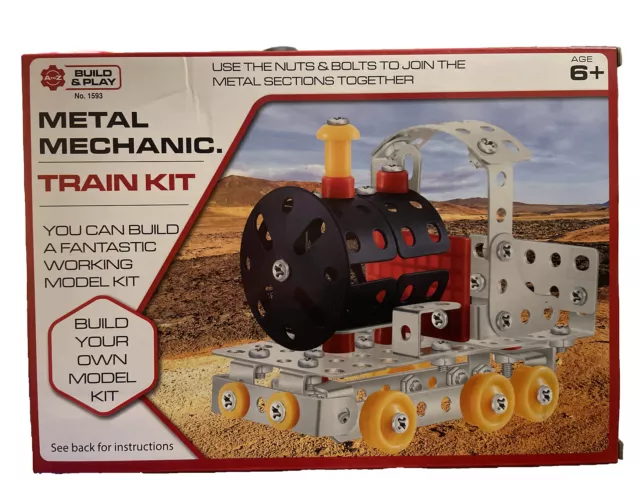 Metal Mechanic Model Build a Train Kit, Educational & Creative Fun