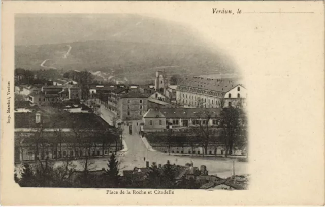 CPA VERDUN Place de la Roche et Citadelle (152494)