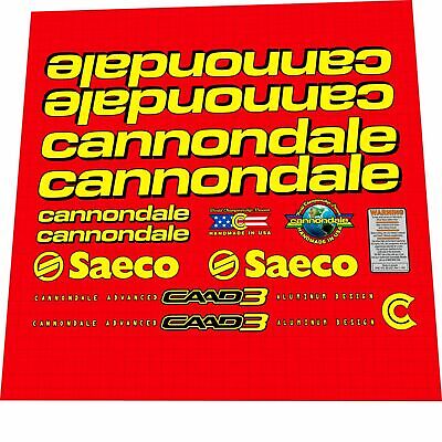 Cannondale Scalpel 4000 volvo decal set 