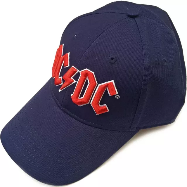 AC/DC 'Red Logo' (Bleu) Casquette de baseball