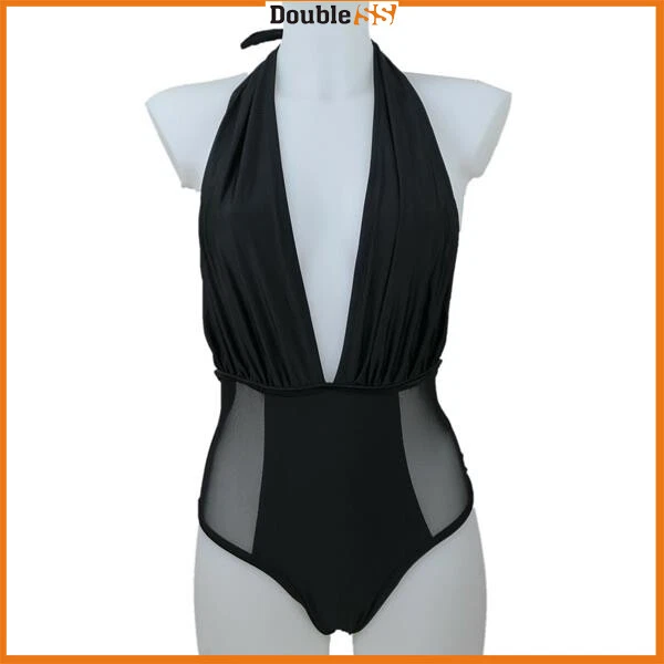 Body Costume Da Bagno Donna In Maglia Trasparente – Taglio Alto, Unico Pezzo
