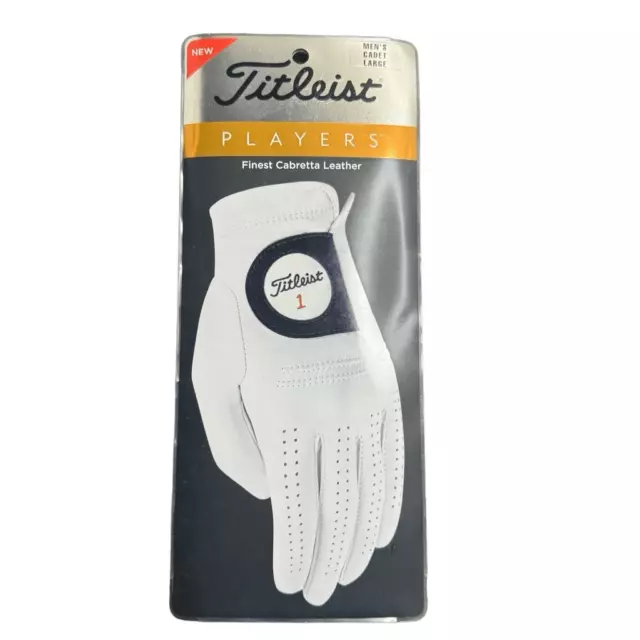 NWT Titleist Men’s Golf Glove Left Hand Pearl